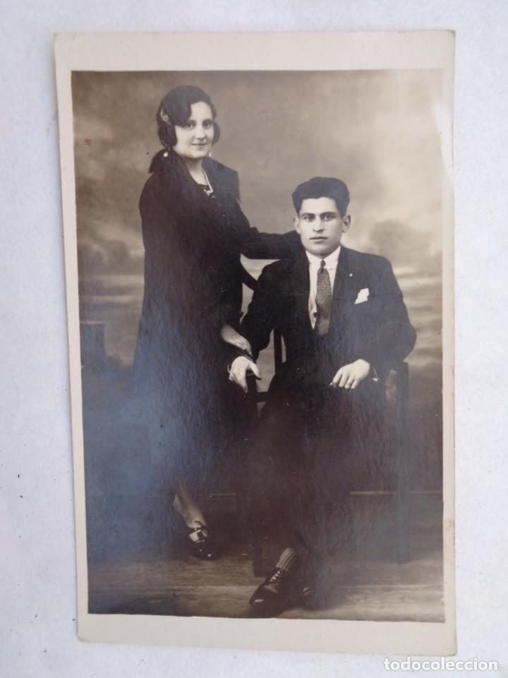 Photographie ancienne: PRECIOSA FOTO DE ESTUDIO DE PAREJA . CASTROPOL, 1926