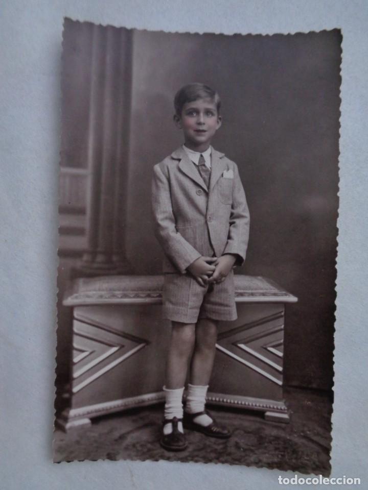 Antique Photography: PRECIOSA FOTO DE ESTUDIO DE NI&Ntilde;O CON PANTALON CORTO, TOQUE DE COLOR EN MEJILLAS. DE ARENAS , SEVILLA