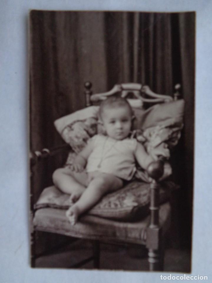 Fotografia antiga: PRECIOSA FOTO DE ESTUDIO DE BEBE TAL SE VE , 1933