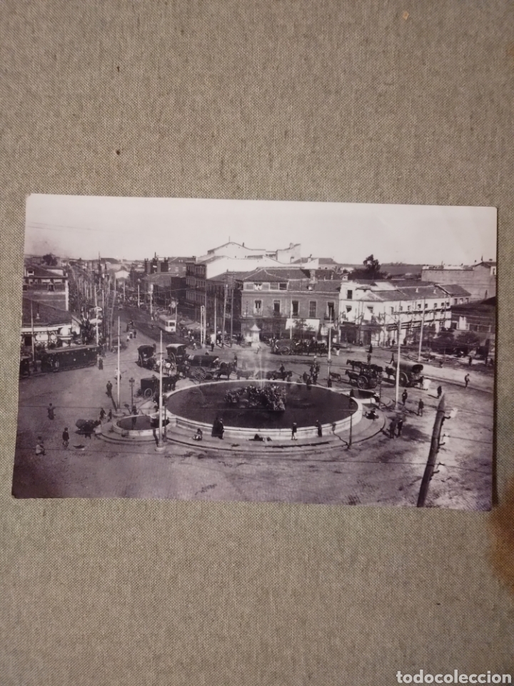 Alte Fotografie: Foto de la Glorieta de Cuatro Caminos, 1a d&eacute;cada del siglo XX. 16x25 cm. Pedido m&iacute;nimo 5 euros.