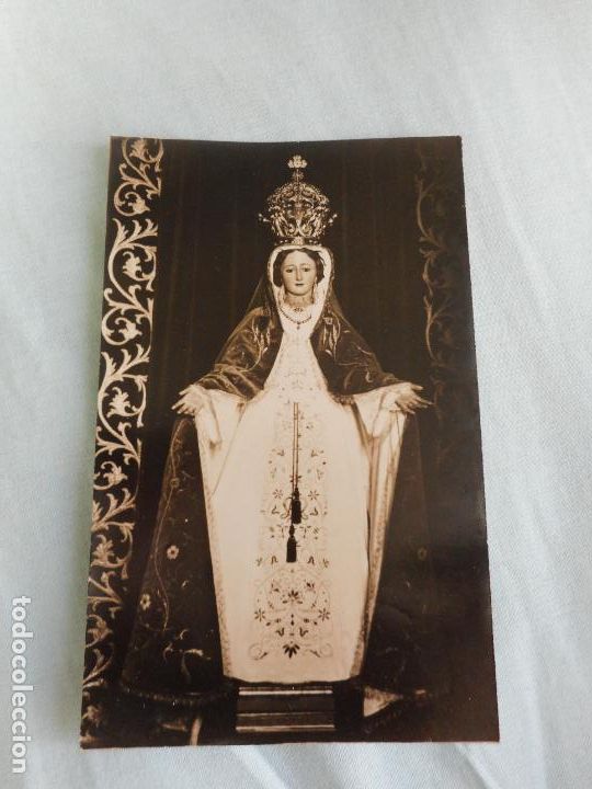 Fotografia antiga: ANTIGUA FOTOGRAFIA DE VIRGEN SIN IDENTIFICAR A&Ntilde;OS 30,40?