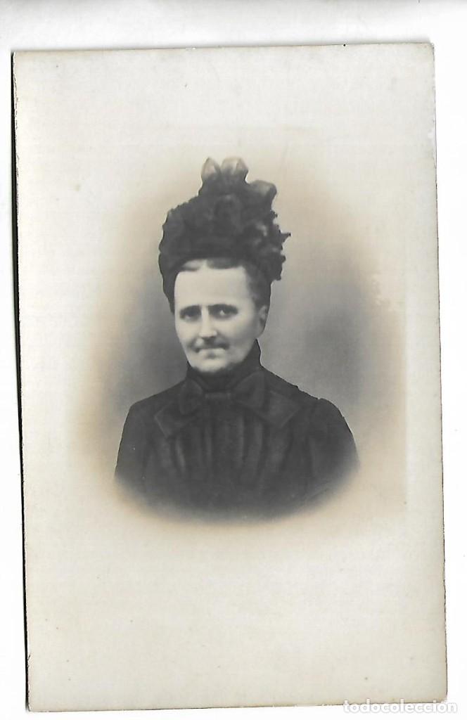 Fotograf&iacute;a antigua: ER-FOTOGRAFIA ANTIGUA DE UNA DAMA CON SOMBRERO DEL 20 -4 - 1.914