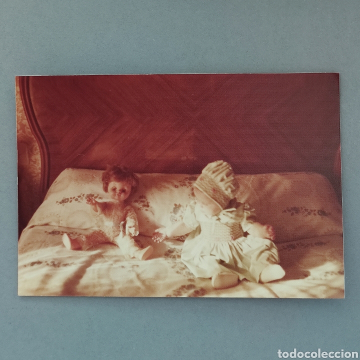 Fotograf&iacute;a antigua: Foto postal antigua Ni&ntilde;o beb&eacute; juguetes a&ntilde;os 60