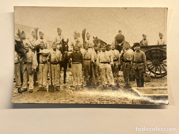 Antique Photography: FOTOGRAF&Iacute;A EJ&Eacute;RCITO FRANC&Eacute;S.. Grupo de Oficiales y Soldados. I Guerra Mundial (1914-1918)