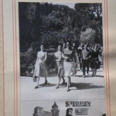 Fotografía antigua: SOUVENIR DE LA CARTUJA, FOTOGRAFÍA VISITA, VALLDEMOSA 1963 , CHOPIN EN MALLORCA. Lote 362337870