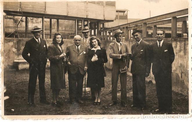 Antique Photography: FOTO-POSTAL, GRUPO DE PERSONAS, 8X13