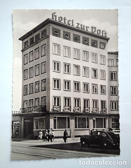 Alte Fotografie: Hotel zur Post, Hanover _ Alemania. Postal fotogr&aacute;fica