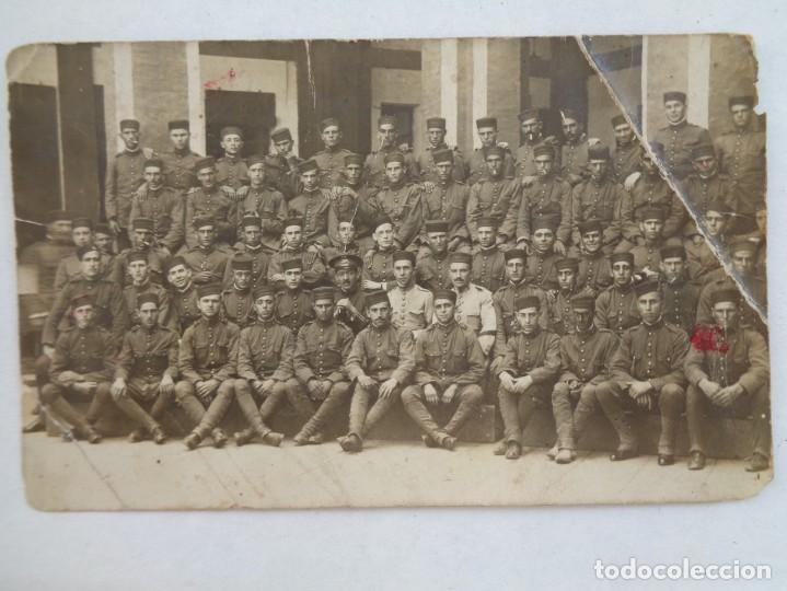 Antique Photography: FOTO DE GRUPO DE MILITARES DE ARTILLERIA POSANDO CON SUS OFICIALES, PRINCIPIOS DE SIGLO