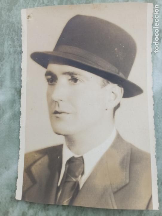 Fotograf&iacute;a antigua: CABALLERO CON SOMBRERO .ALGER
