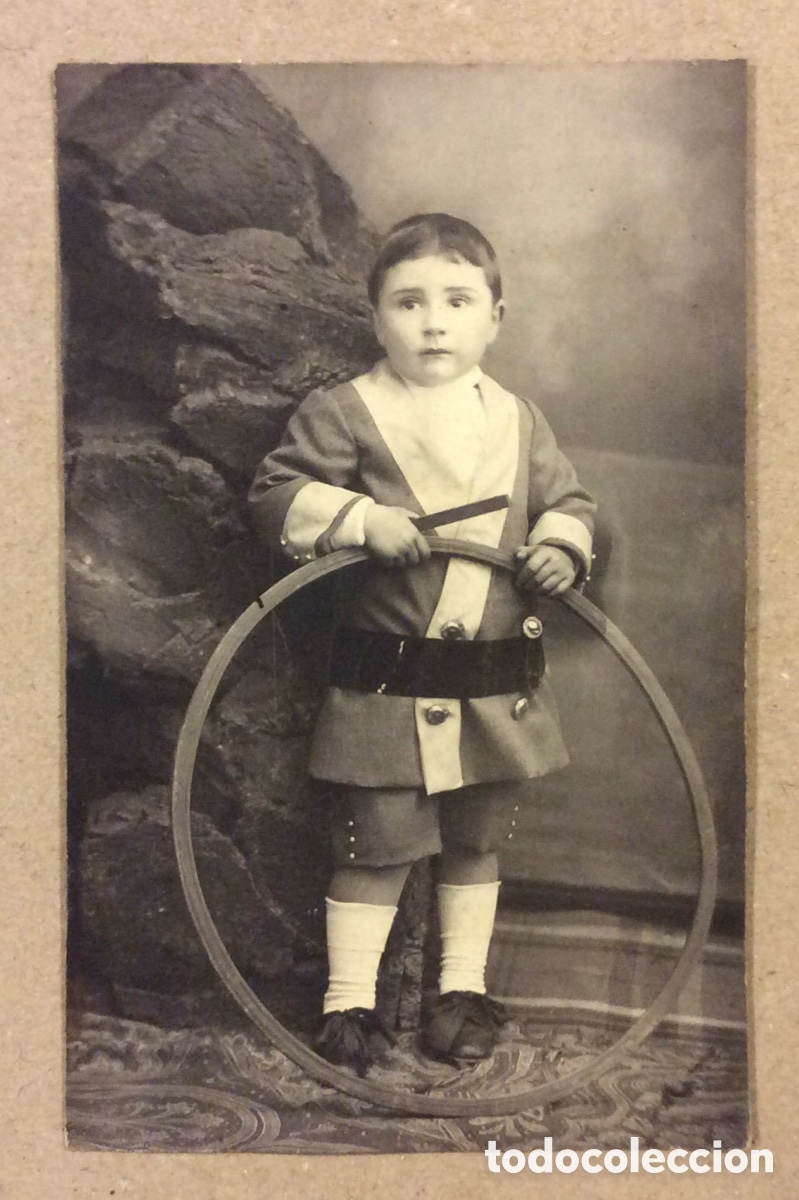 Antique Photography: RETRATO NI&Ntilde;O DISFRAZADO. ANTIGUA FOTOGRAF&Iacute;A TARJETA POSTAL CIRCULADA. UNION POSTALE UNIVERSELLE