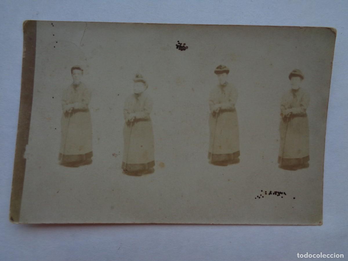 Fotografia antiga: RARISIMA FOTO DE SE&Ntilde;ORAS DE PRINCIPIOS DE SIGLO, USADA COMO POSTAL Y CIRCULADA. BELGICA 1921