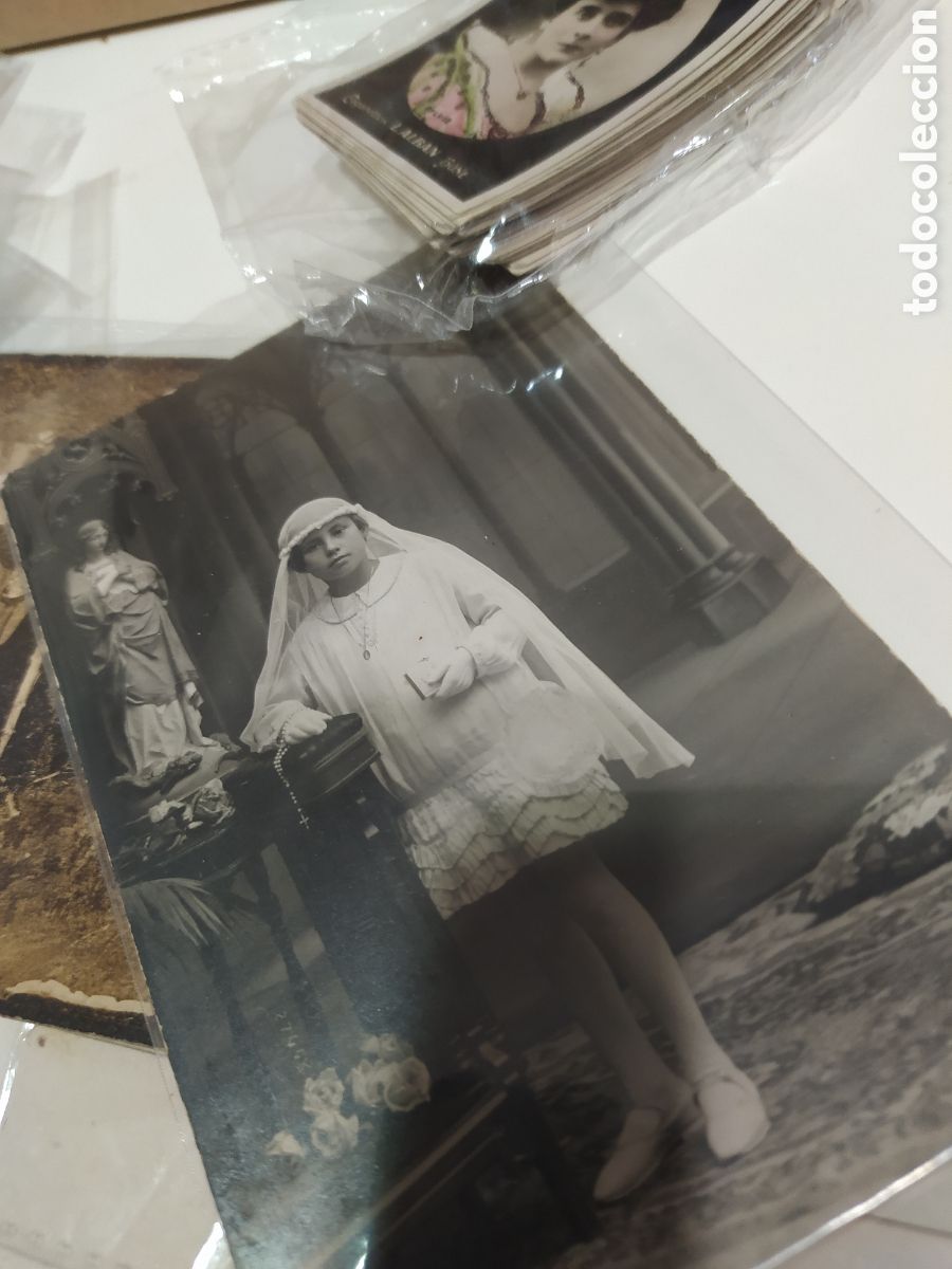 Fotograf&iacute;a antigua: Foto wilsens Vendrell tarjeta postal ni&ntilde;a primera