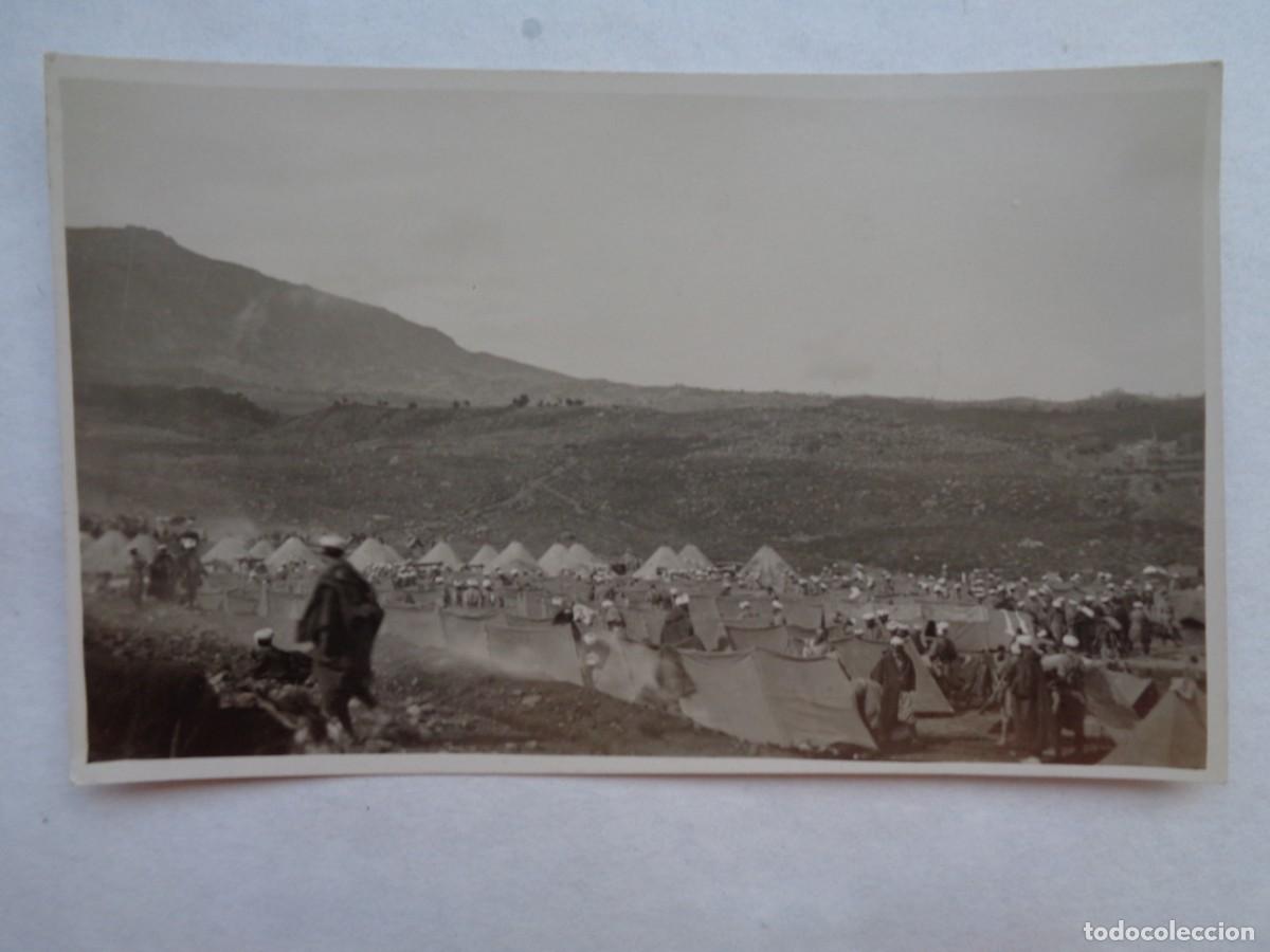Fotografia antica: PROTECTORADO : FOTO DE MANIOBRAS DE TROPAS DE REGULARES . DAR EL ASEFF , 1931