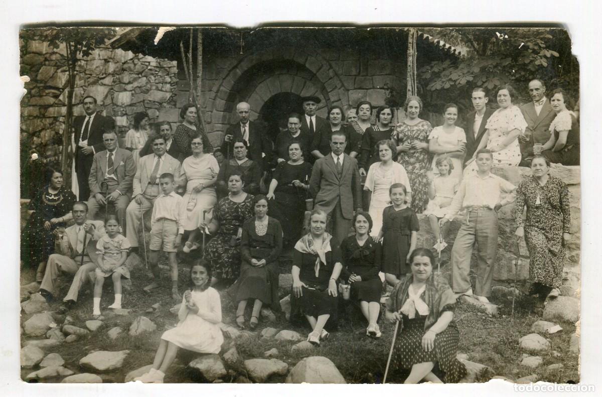 Alte Fotografie: TARJETA POSTAL FOTO DE REUNION 14 X 9 CMS. APROX. VER DOS CARAS