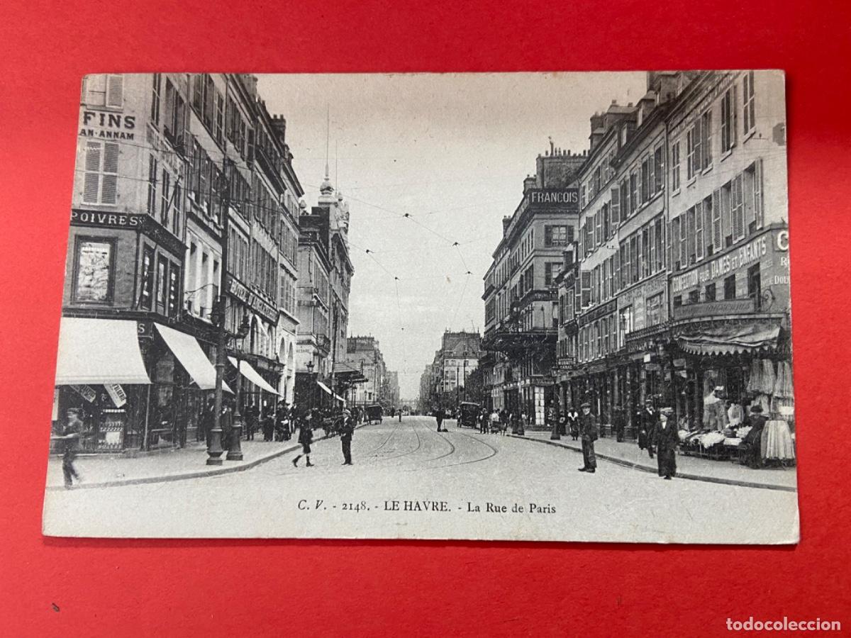 Fotograf&iacute;a antigua: 119- Le Havre. Rue de Paris. Francia