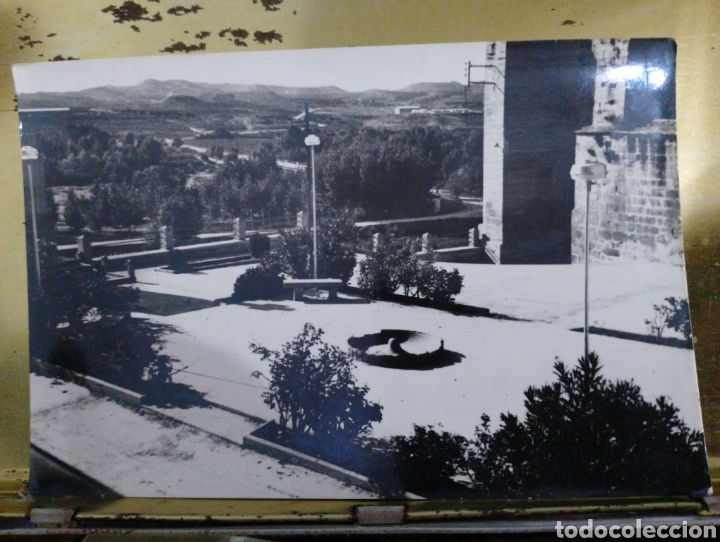 Antique Photography: Postal de fabara plaza de la iglesia circulada