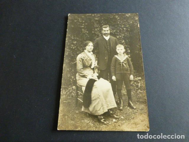 Fotograf&iacute;a antigua: RETRATO DE FAMILIA POSTAL FOTOGRAFICA