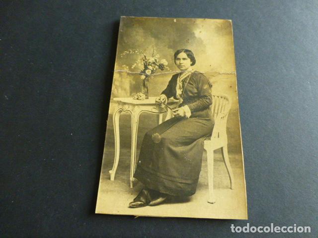 Fotograf&iacute;a antigua: MUJER POSTAL FOTOGRAFICA
