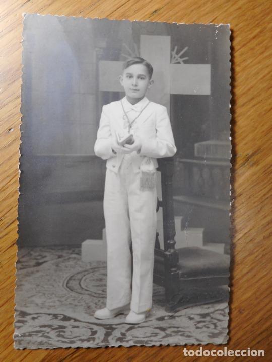 Fotografia antica: ANTIGUA FOTOGRAFIA NI&Ntilde;OS EN PRIMERA COMUNION FOTO ARENAS MALAGA A&Ntilde;OS 30