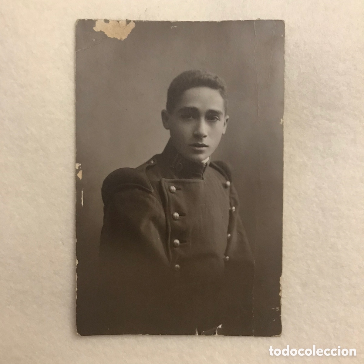 Fotograf&iacute;a antigua: ANTIGUA FOTOGRAF&Iacute;A POSTAL MILITAR - SOLDADO REGIMIENTO N&ordm; 16