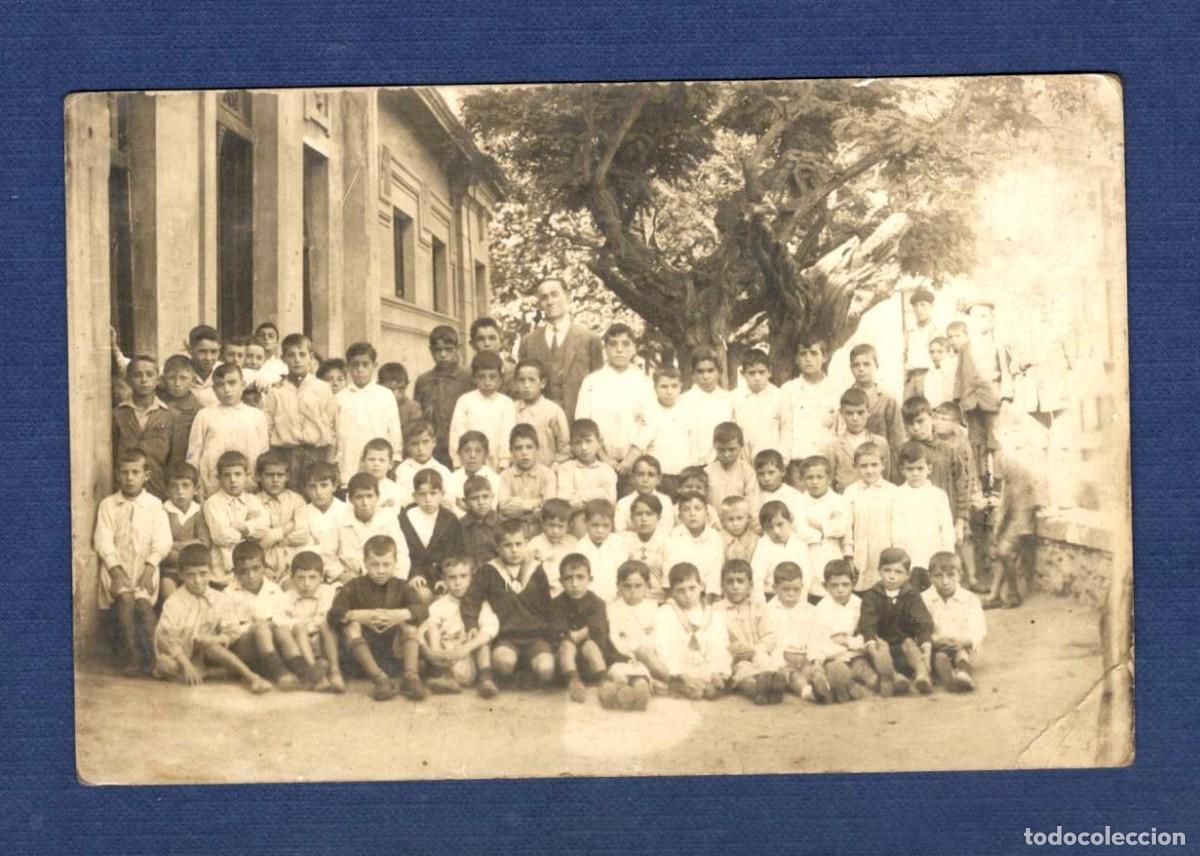 Fotografia antica: POSTAL FOTOGRAFICA NI&Ntilde;OS EN COLEGIO - PRINCIPIOS SIGLO XX