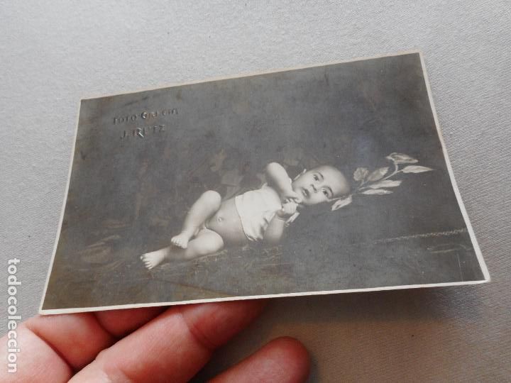 Fotograf&iacute;a antigua: ANTIGUA FOTOGRAFIA DE NI&Ntilde;A FOTO GRECIA J.RUIZ TETUAN A&Ntilde;OS 20?