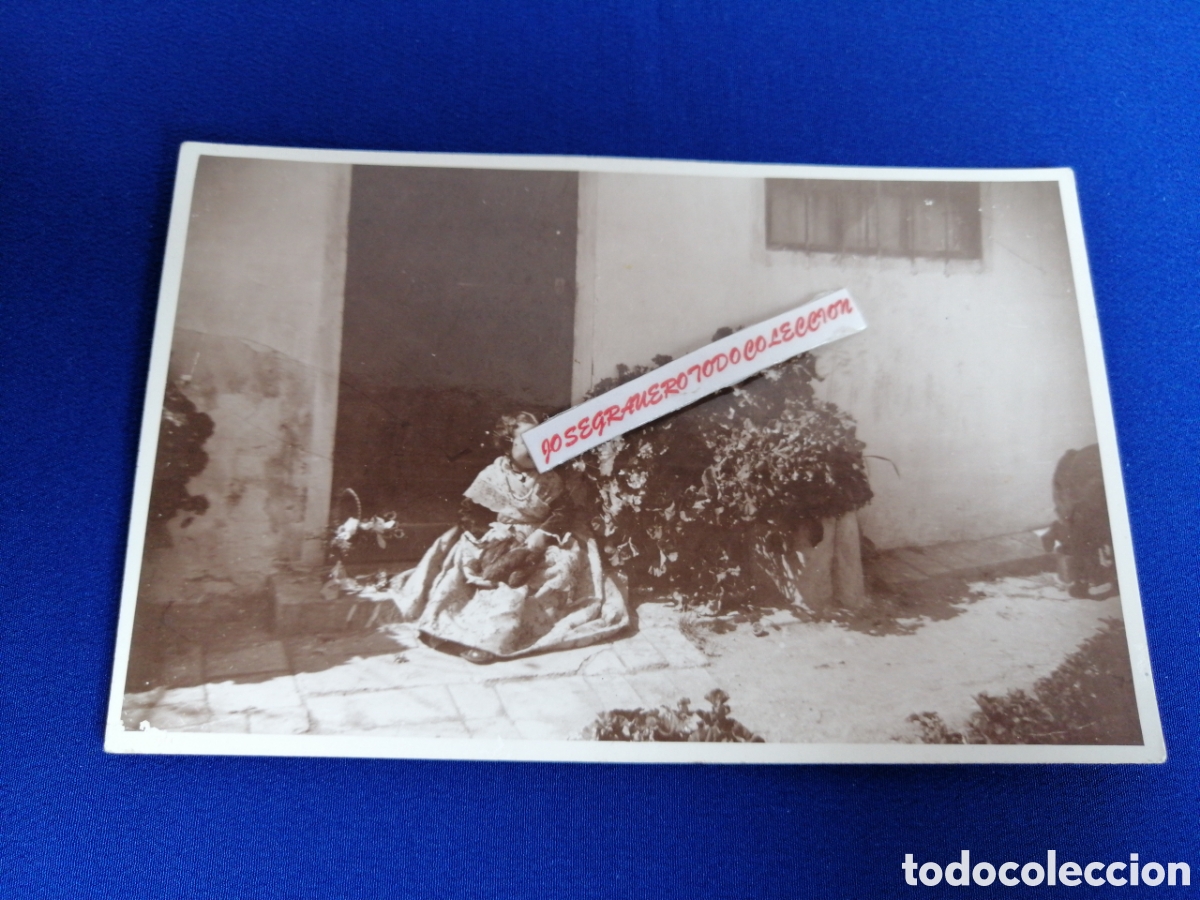 Alte Fotografie: FALLERA NI&Ntilde;A MODELO FOTOGRAF&Iacute;A POSTAL ANTIGUA