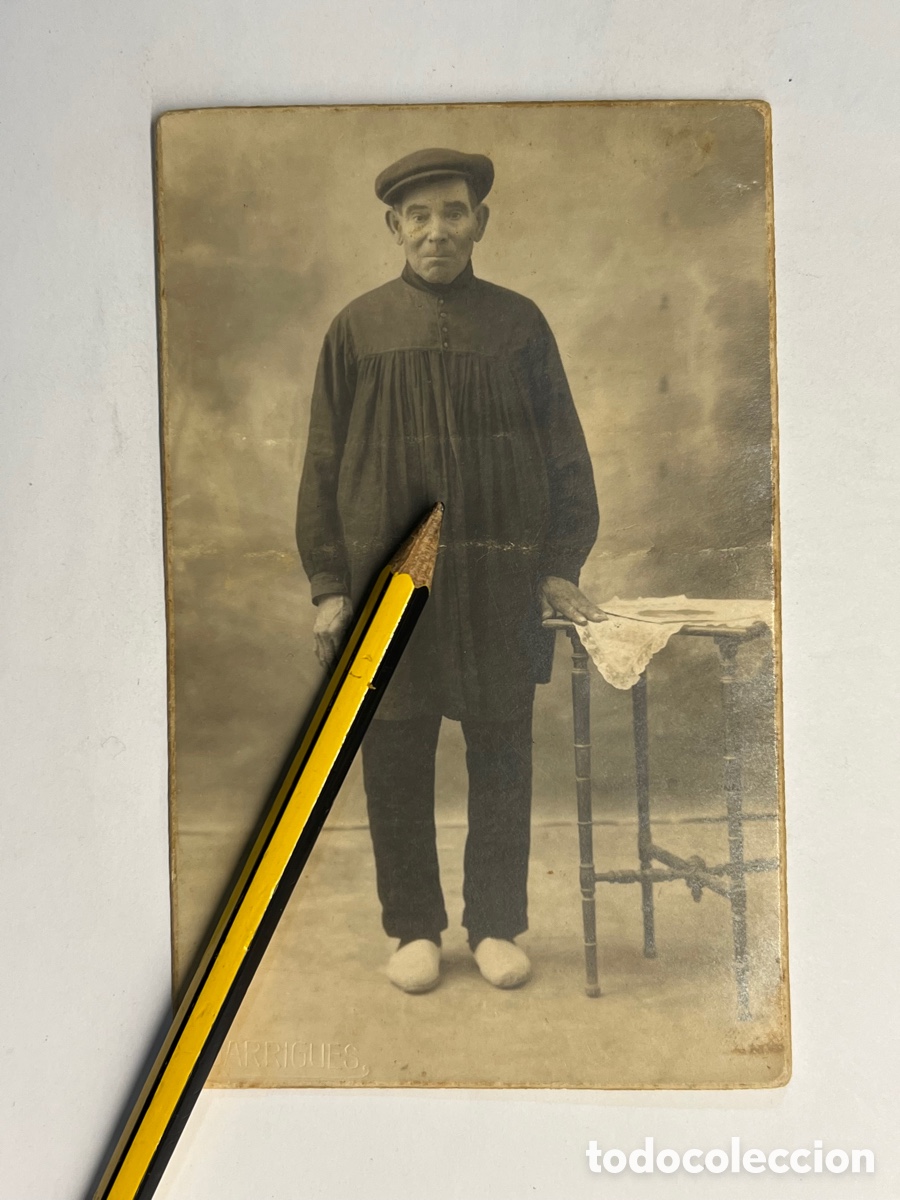 Alte Fotografie: EL T&Iacute;O MANOLO EL DE BURJASOT&hellip; fotograf&iacute;a V. Garrigues&hellip; (h.1910?)