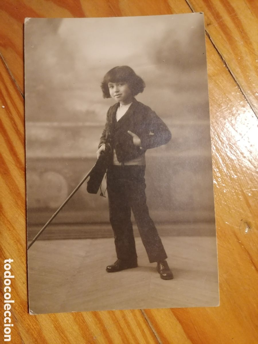 Alte Fotografie: Fotograf&iacute;a original. Ni&ntilde;o vestido taurino. Principios del siglo XX.