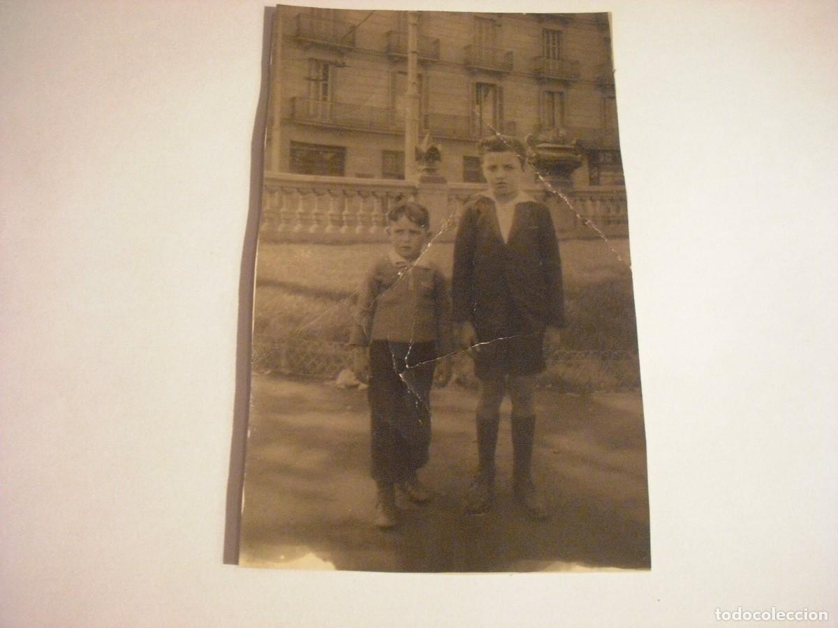 Fotografia antica: ANTIGUA FOTO DE 2 NI&Ntilde;OS. 1931