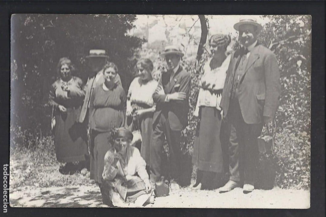 Antique Photography: Tarjeta postal fotogr&aacute;fica grupo .