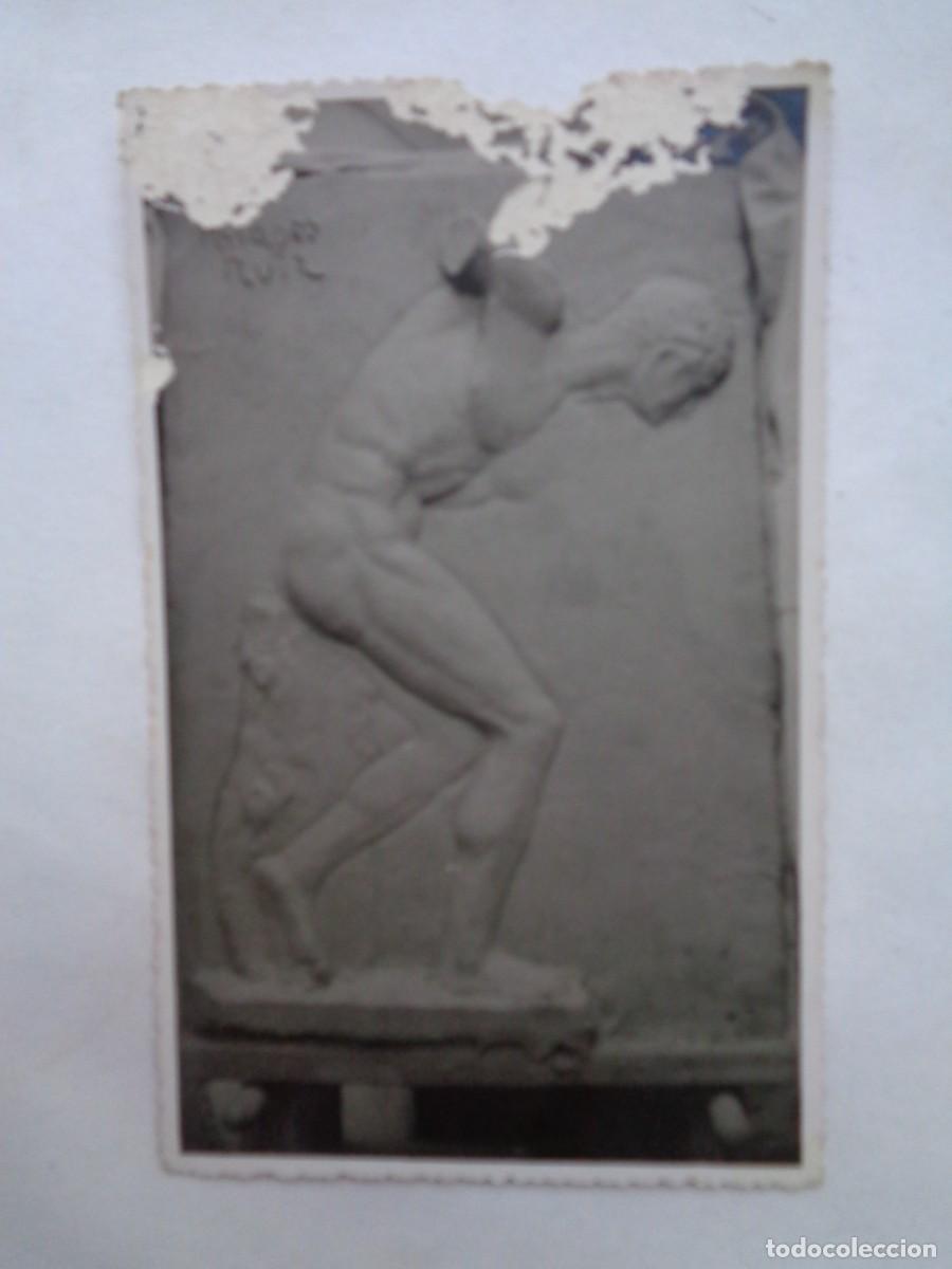 Photographie ancienne: BELLAS ARTES, FOTO DE MODELADO DE AMADEO RUIZ, CURSO 1935 - 1936