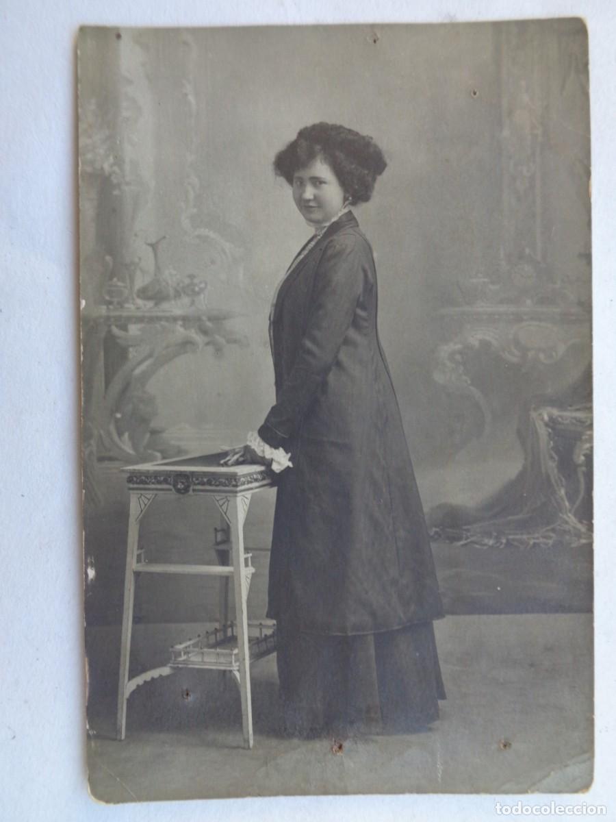 Alte Fotografie: PRECIOSA FOTO DE ESTUDIO DE SE&Ntilde;ORITA, PRINCPIOS DE SIGLO