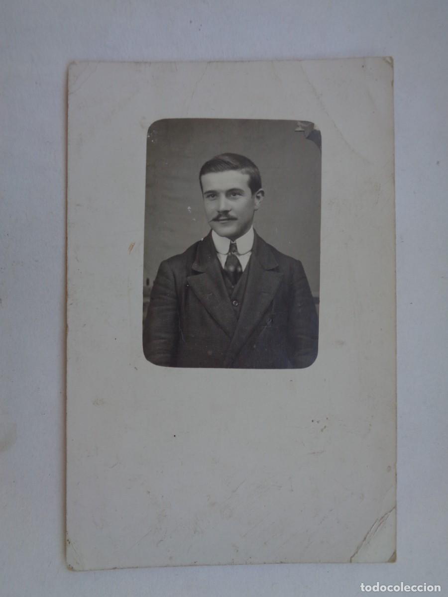 Alte Fotografie: BONITA FOTO DE ESTUDIO DE SE&Ntilde;OR ELEGANTE, PRINCIPIOS DE SIGLO