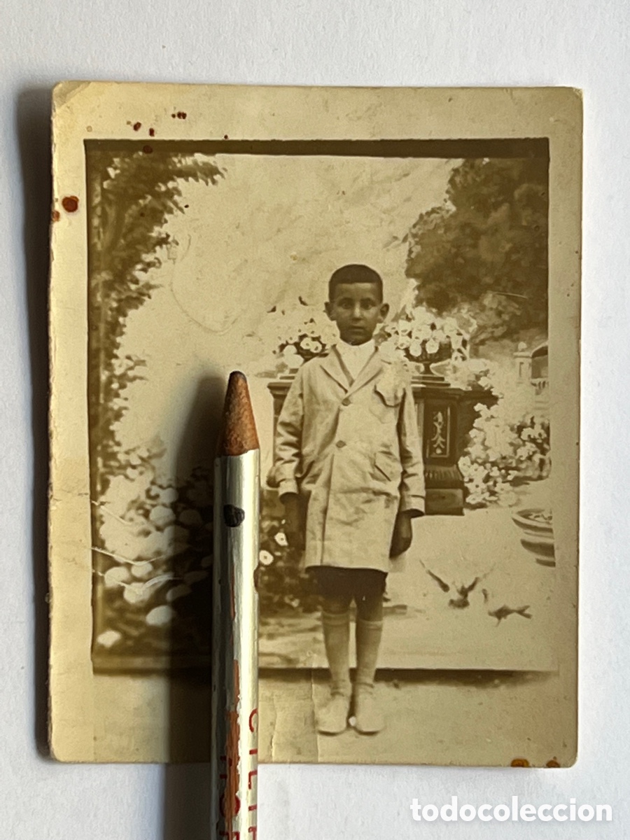 Alte Fotografie: ESPA&Ntilde;A. Ni&ntilde;os de la Postguerra&hellip; Minuteros. Fot&oacute;grafos de calle&hellip; (h.1940?)