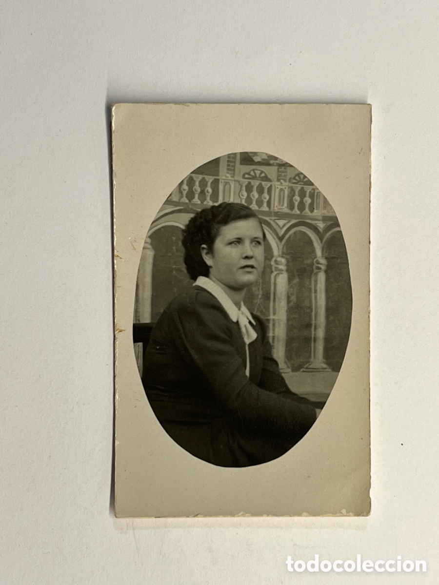Alte Fotografie: FOTOMATON MINUTEROS, Decorado, fot&oacute;grafo de calle. Fotograf&iacute;a Cartera. (h.1940?)