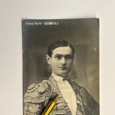 Fotografía antigua: RICARDO TORRES.. BOMBITA… FOTOGRAFIA SEVILLA (A.1879 - 1936) MEDÍDAS: 14 X 9 CM.