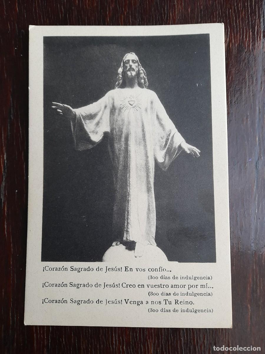 Fotografia antica: Coraz&oacute;n Sagrado de Jes&uacute;s fototipia