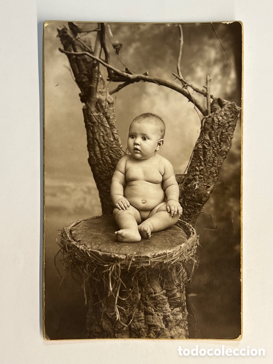 Fotograf&iacute;a antigua: DESNUDO. La peque&ntilde;a Lolita.., Retrato J. Derrey.. Fotografia (h.1920?)