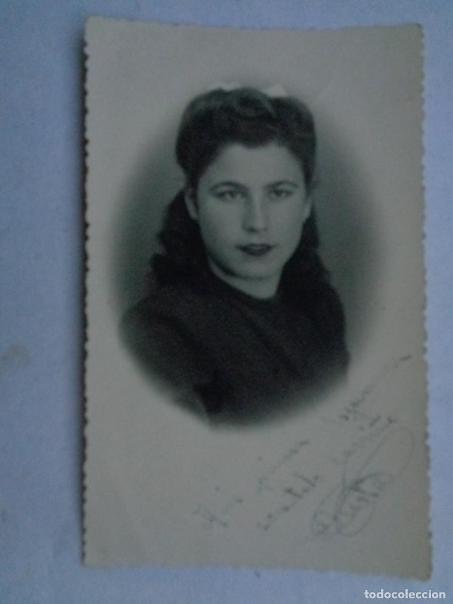 Fotografia antiga: PRECIOSA FOTO DE ESTUDIO DE SE&Ntilde;ORITA, 1944