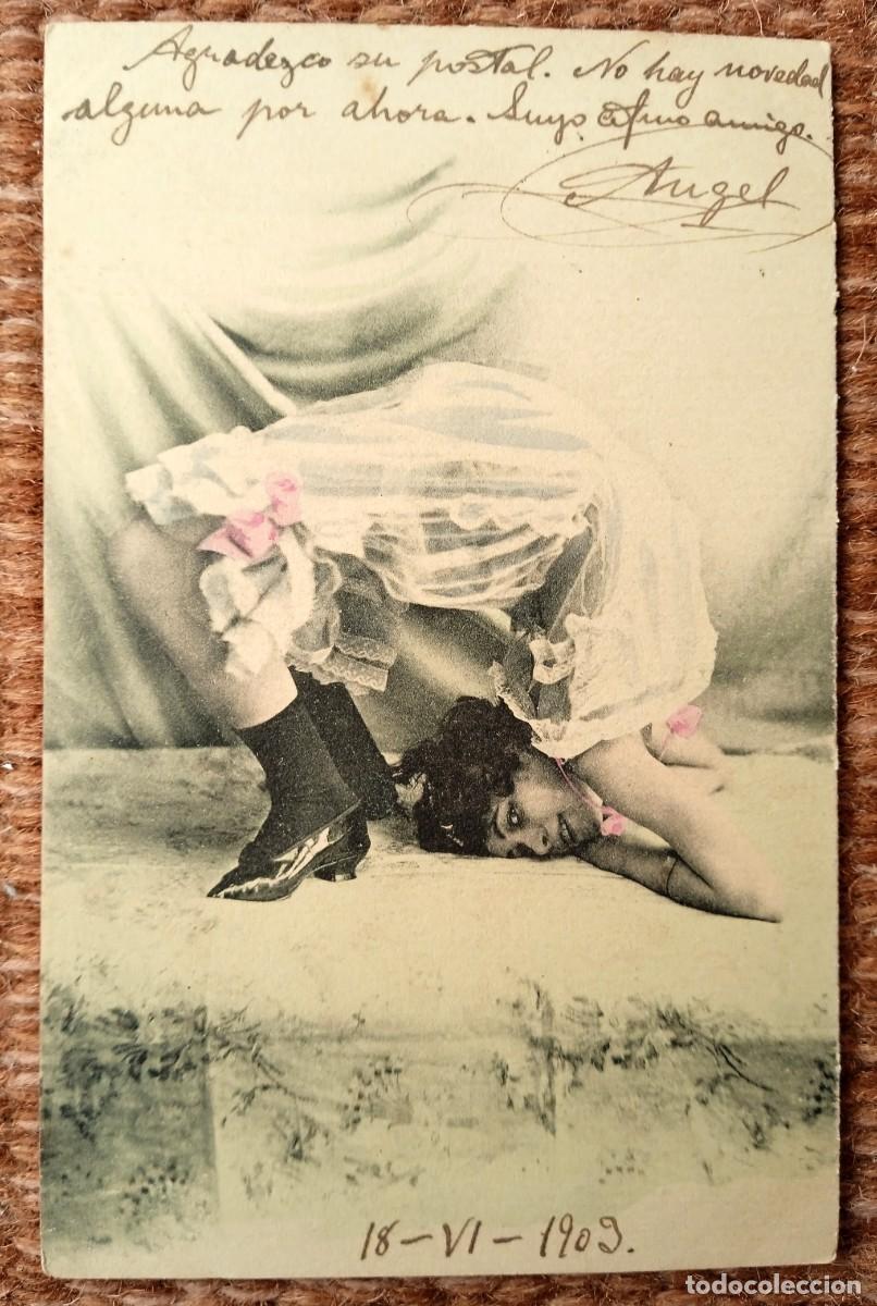 Fotografia antiga: CONTORSIONISTA - CONTORSIONISMO