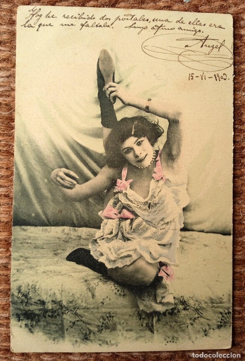 Fotografia antiga: CONTORSIONISTA - CONTORSIONISMO