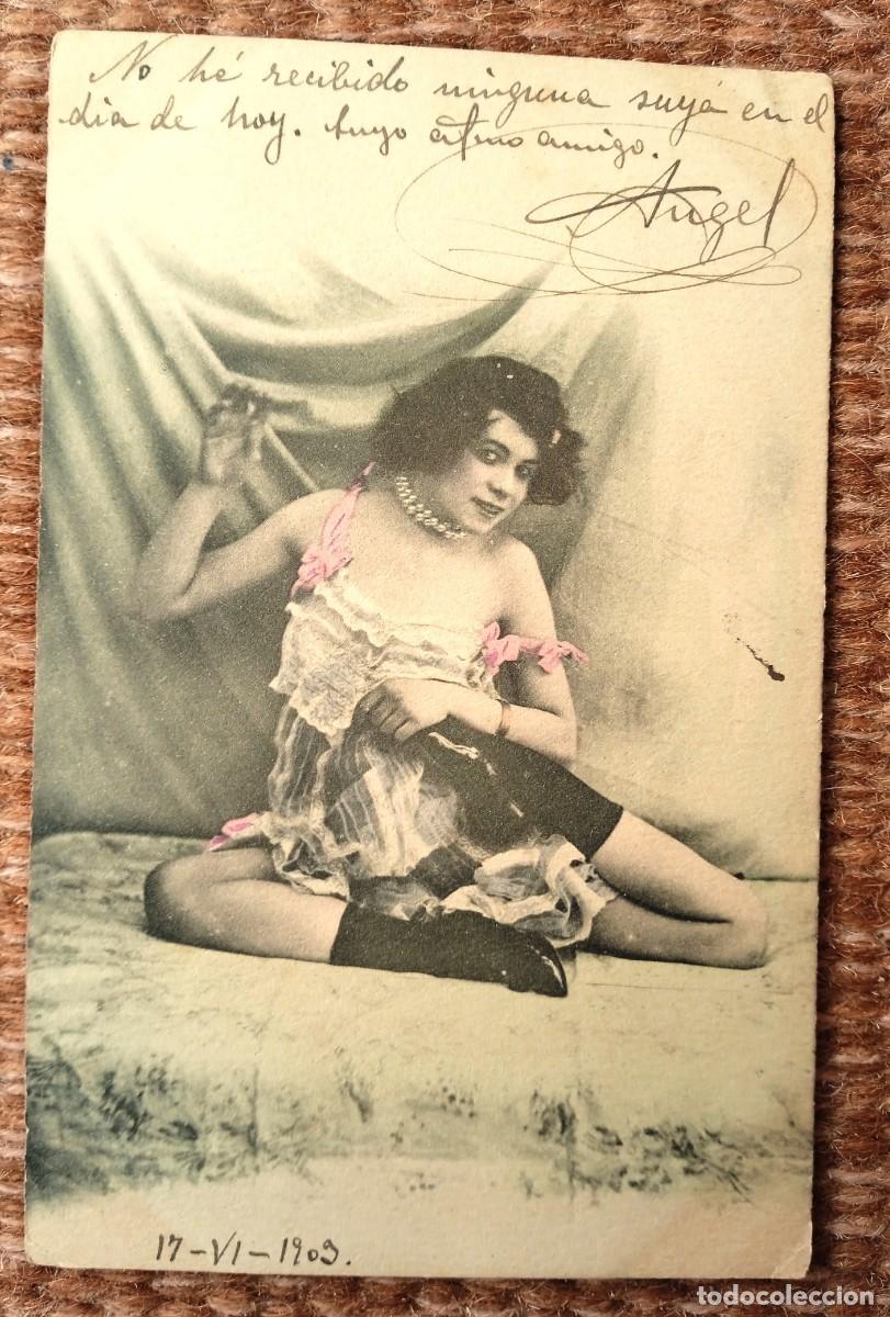 Fotografia antiga: CONTORSIONISTA - CONTORSIONISMO