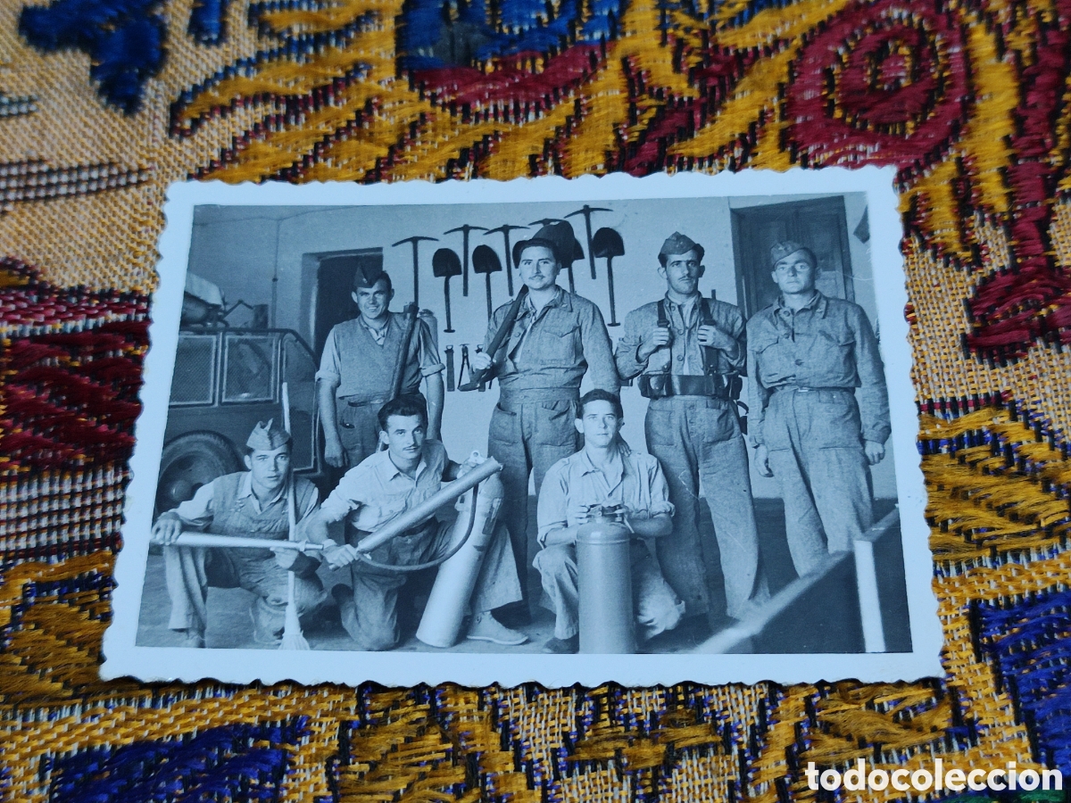 Fotografia antiga: Fotograf&iacute;a militar 1956 Ej&eacute;rcito aire