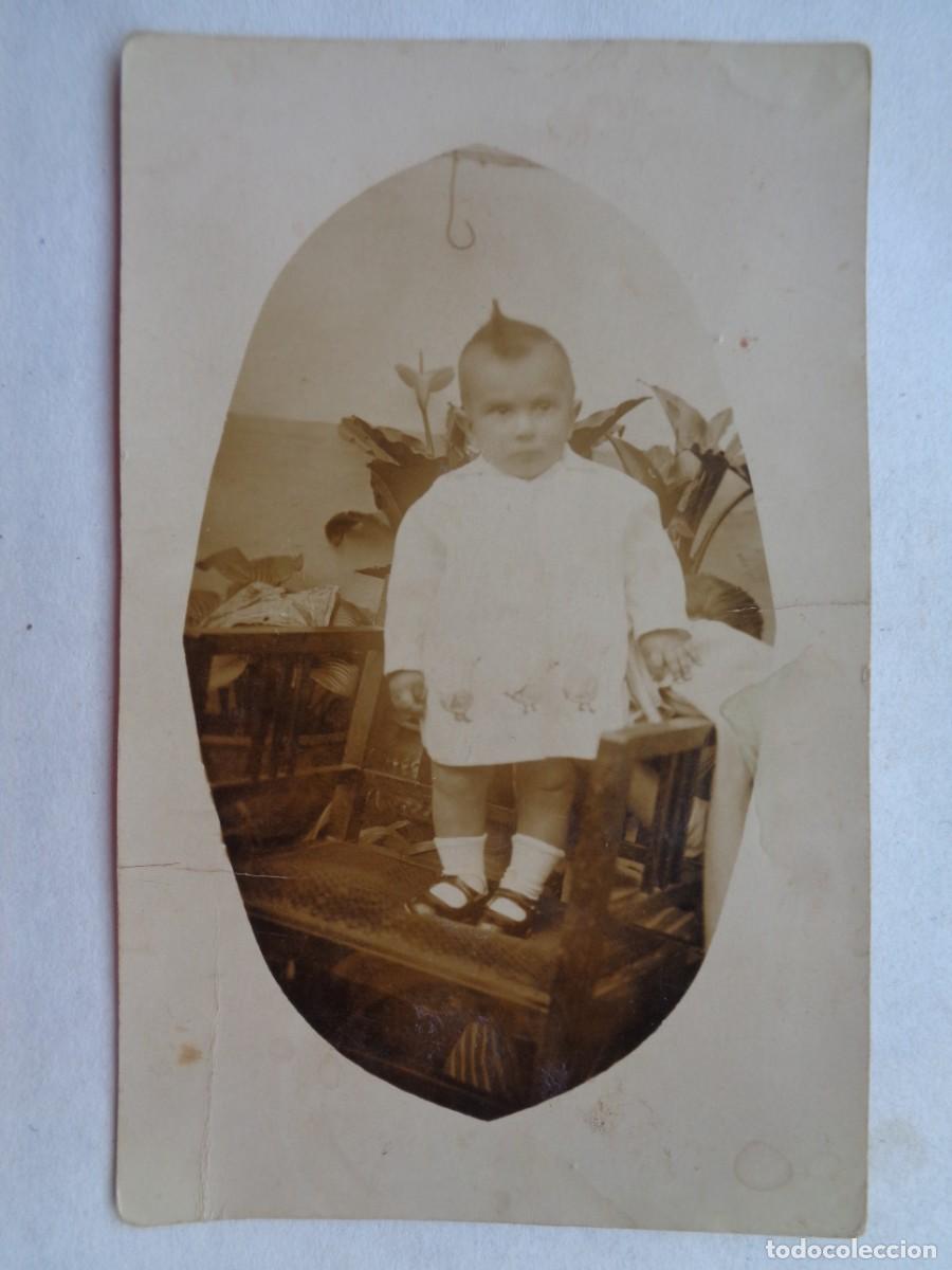 Antique Photography: MINUTERO DE FOTOGRAFO CALLEJERO DE NI&Ntilde;O CON CRESTA , PRINCIPIOS DE SIGLO