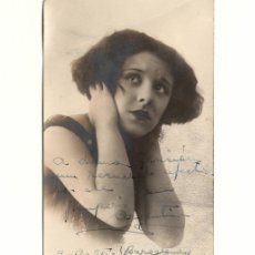 Fotografía antigua: IMPERIO ARGENTINA - CANTANTE Y ACTRIZ, RETRATO FIRMADO Y DEDICADO. 1925.. Lote 399635089