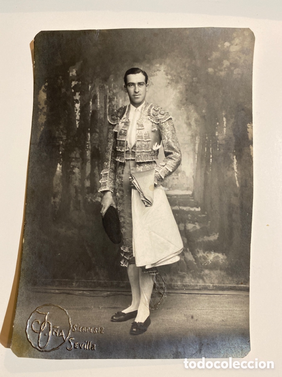 Alte Fotografie: Fotograf&iacute;a torero antigua Maera