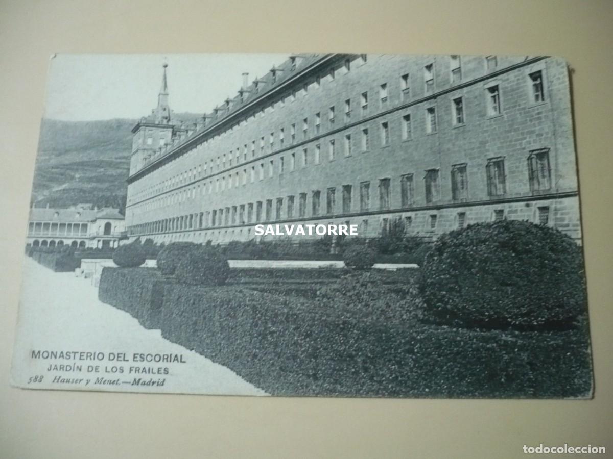 Alte Fotografie: MONASTERIO DEL ESCORIAL. JARDIN DE LOS FRAILES. HAUSER Y MENET.MADRID 588