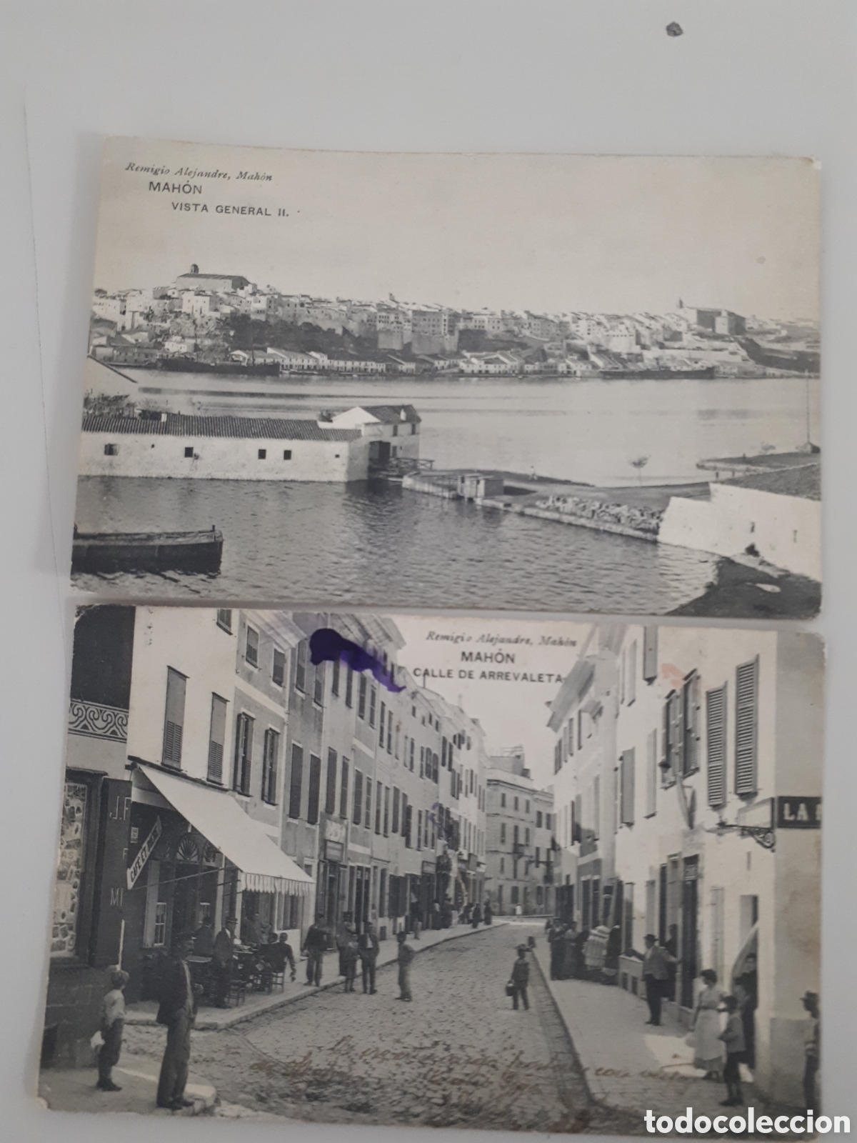 Fotograf&iacute;a antigua: Mah&oacute;n 2 postale - Foto 1