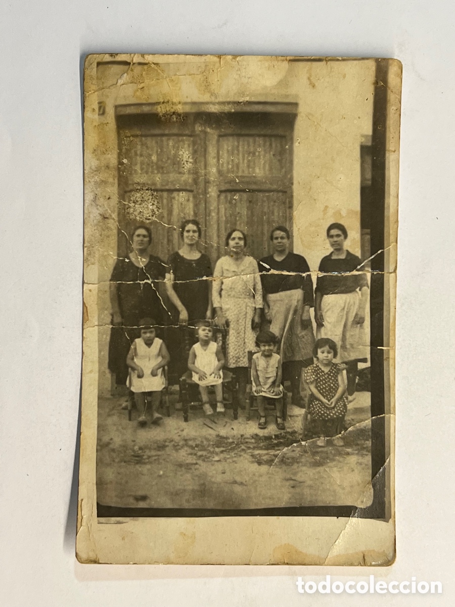Alte Fotografie: MUJERES Y NI&Ntilde;AS. Fotograf&iacute;a antigua. La Espa&ntilde;a rural de los a&ntilde;os treinta&hellip;. fatigada